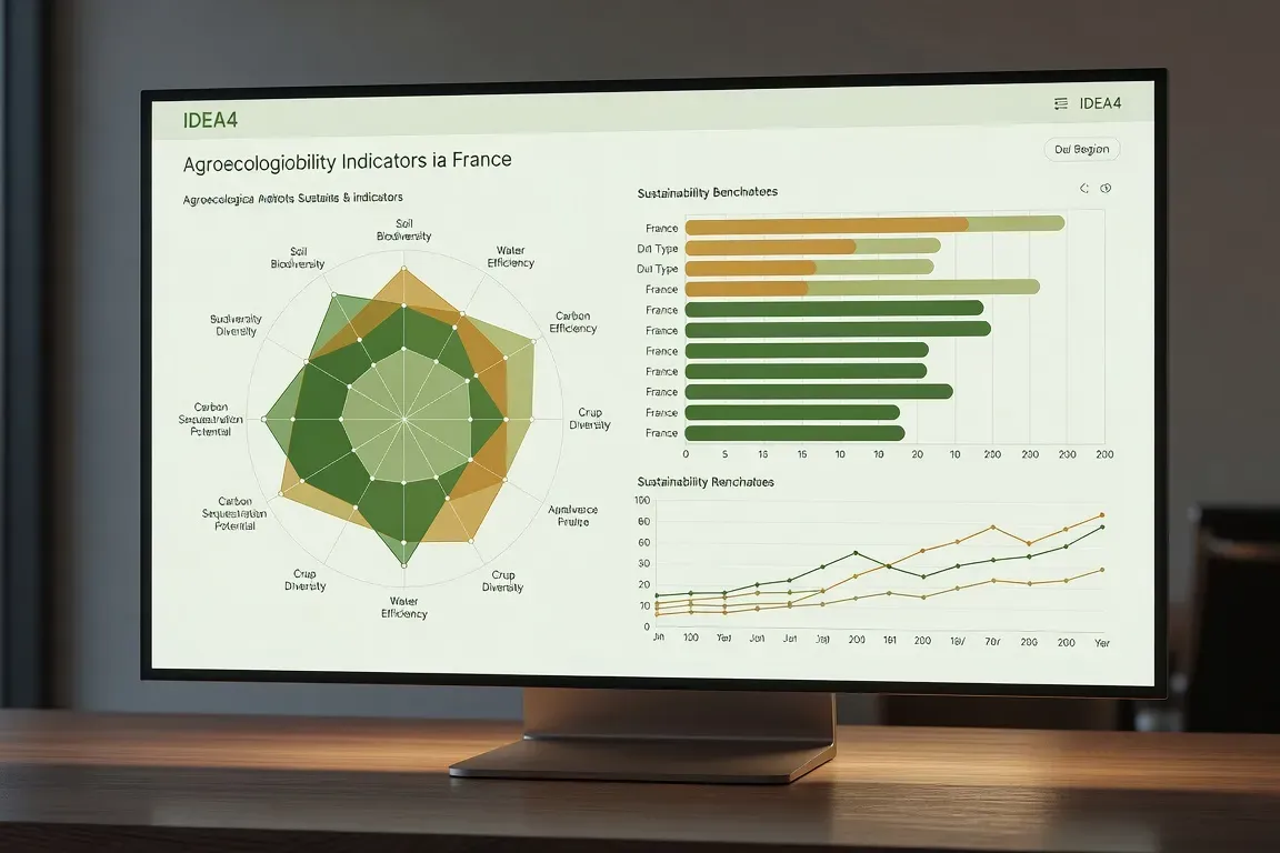 Analyse IDEA4 du profil de durabilite d'une exploitation agricole