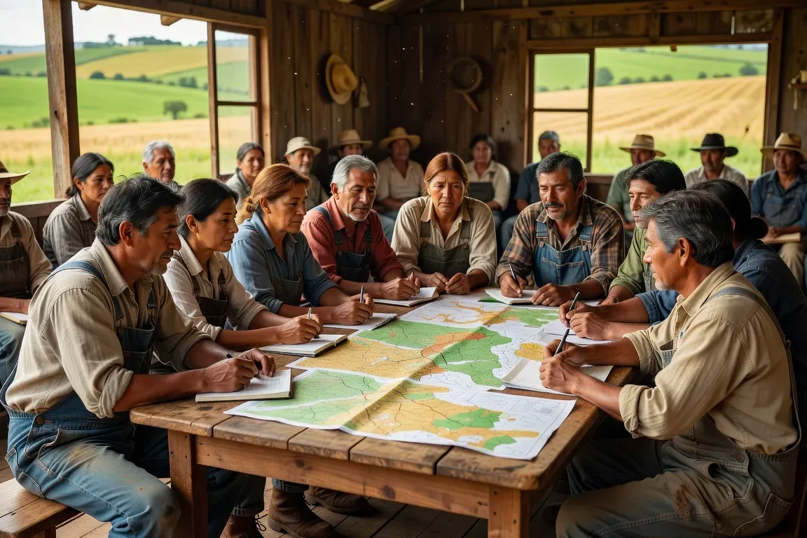 Reunion de GIEE autour des resultats d'un diagnostic territorial agricole
