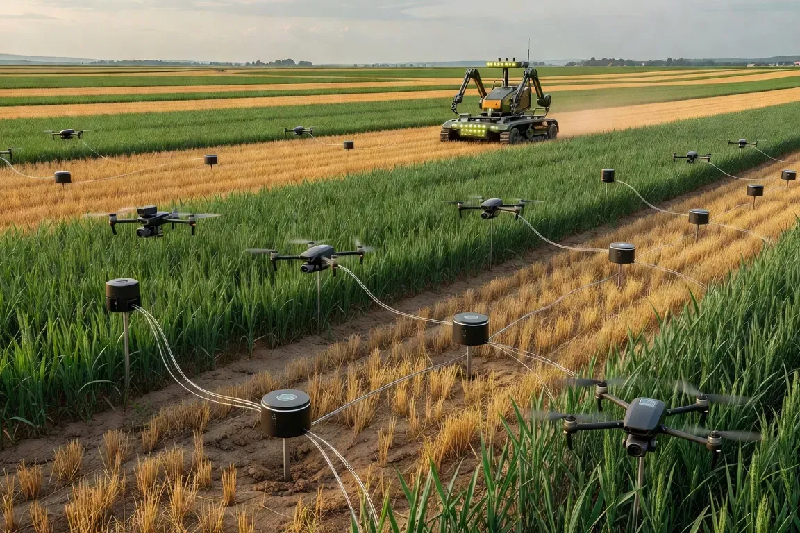 Capteurs connectes et big data agricole pour l'evaluation des exploitations
